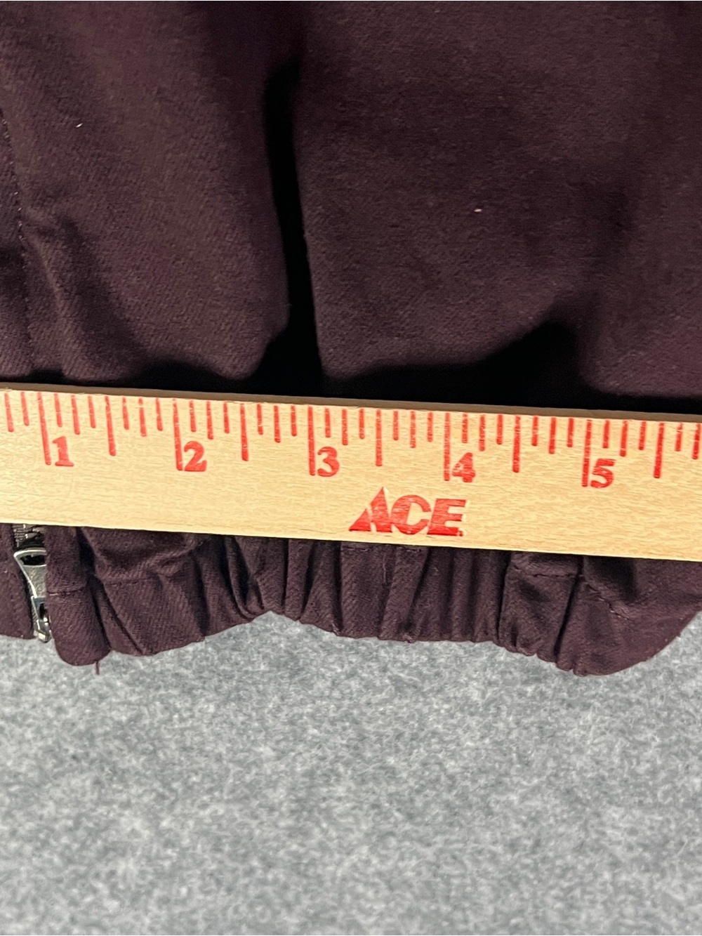 PAIGE Mayslie Jogger Plum Purple Pants Elastic Cuff Zip Ankle Women's 32 - Picture 14 of 15